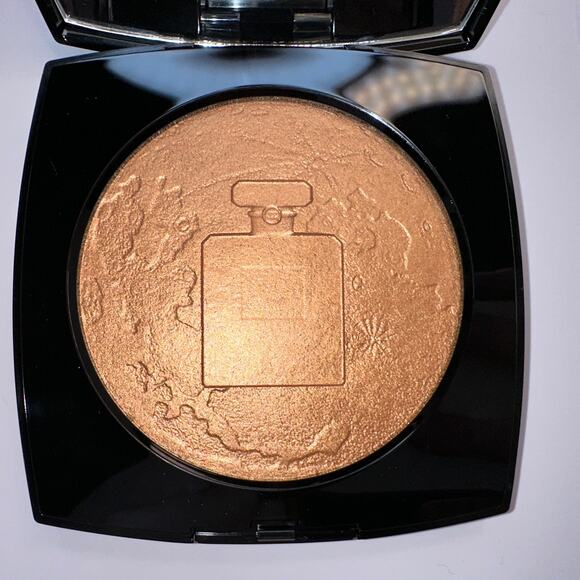 Chanel Eclat Lunaire Oversize Illuminating Face Powder Cuivre Dore Limited Ed - Picture 2 of 15